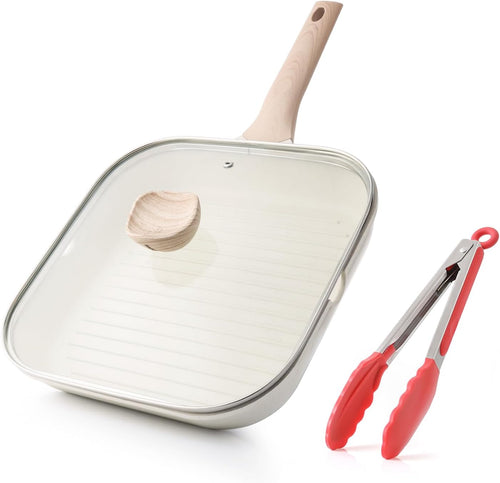 🔥 Multi-functional Non-stick Grill Pan | Healthy Cooking Essential for Home & Outdoor Use 🥩
