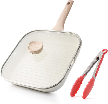 🔥 Multi-functional Non-stick Grill Pan | Healthy Cooking Essential for Home & Outdoor Use 🥩