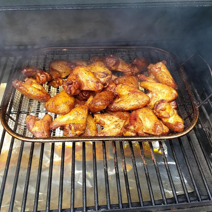 🔥 Heavy-Duty Stainless Steel Grill Basket | Perfect for BBQ & Outdoor Cooking 🧺